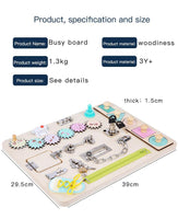 Wooden Busy Board - Helaya