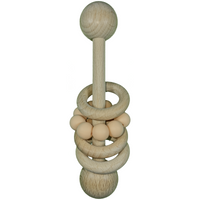 Wooden Teething Rattle - Helaya