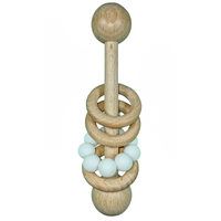Wooden Teething Rattle - Helaya