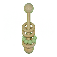 Wooden Teething Rattle - Helaya