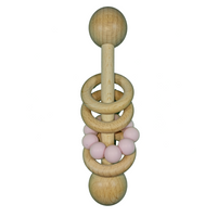 Wooden Teething Rattle - Helaya