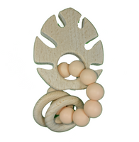 Wooden Silicone Leaf Teether - Helaya
