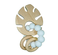 Wooden Silicone Leaf Teether - Helaya