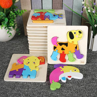 Wooden Picture Puzzles with Name Tags - Helaya