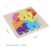 Wooden Picture Puzzles with Name Tags - Helaya