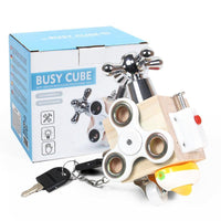 Wooden Busy Cube - Helaya