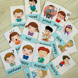 Montessori Emotions Learning Flash Cards - Helaya