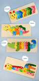 Wooden Large Animal & Number Puzzle - Helaya