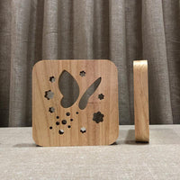 Wooden Attractive Night Lamp - Helaya
