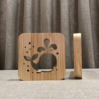 Wooden Attractive Night Lamp - Helaya