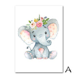 Animal Wall Canvas (Unframed) - Helaya