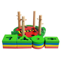 Wooden Beatle Shape Stacker - Helaya