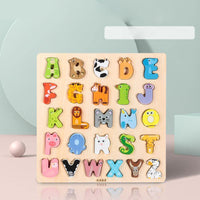 Wooden Animal Picture Alphabet - Helaya