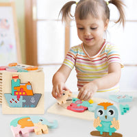 Wooden Picture Puzzles - Helaya
