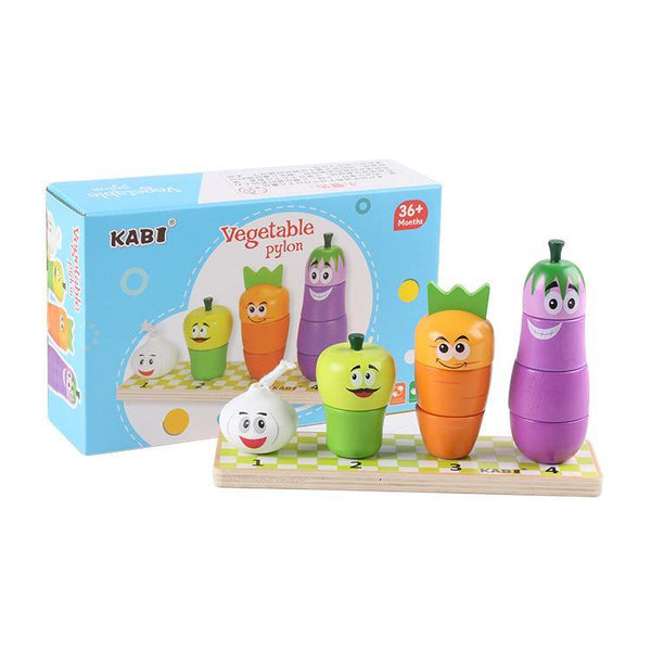 fruit wodeen kabi toy wooden vegetable