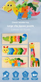 Wooden Large Animal & Number Puzzle - Helaya