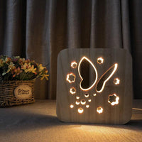 Wooden Attractive Night Lamp - Helaya