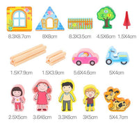 Wooden Big Dollhouse - Helaya
