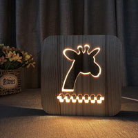 Wooden Attractive Night Lamp - Helaya