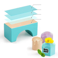 Wooden Building Blocks Set-City Construction - Helaya