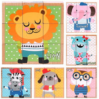 6 Side Wooden Cubic Puzzle - Helaya