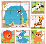 6 Side Wooden Cubic Puzzle - Helaya