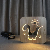 Wooden Attractive Night Lamp - Helaya