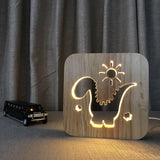 Wooden Attractive Night Lamp - Helaya