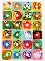 Animal Skin Pattern Matching Wooden Tiles - Helaya