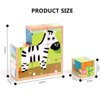6 Side Wooden Cubic Puzzle - Helaya