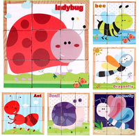 6 Side Wooden Cubic Puzzle - Helaya