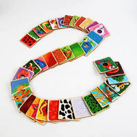 Animal Skin Pattern Matching Wooden Tiles - Helaya