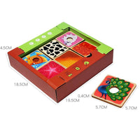 Animal Skin Pattern Matching Wooden Tiles - Helaya
