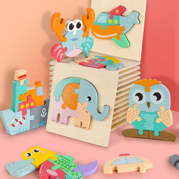 Wooden Picture Puzzles - Helaya