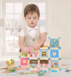 Wooden Big Dollhouse - Helaya