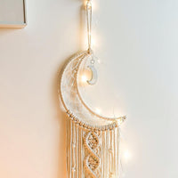 Bohemian Moon And Star Wall Hanging - Helaya