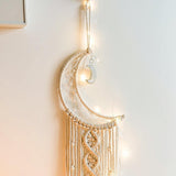 Bohemian Moon And Star Wall Hanging - Helaya