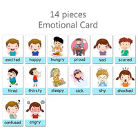 Montessori Emotions Learning Flash Cards - Helaya