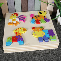 Wooden Picture Puzzles with Name Tags - Helaya