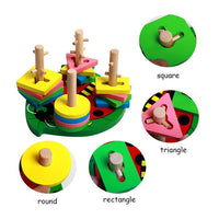 Wooden Beatle Shape Stacker - Helaya
