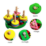 Wooden Beatle Shape Stacker - Helaya