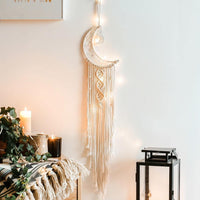 Bohemian Moon And Star Wall Hanging - Helaya