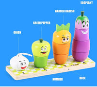 Wooden Vegetable Stacker - Helaya