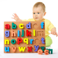 Wooden Alphabet and Number Puzzles - Helaya