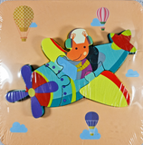 3D Wooden Puzzel (15cm x 15cm) - Helaya