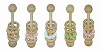 Wooden Teething Rattle - Helaya