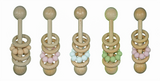 Wooden Teething Rattle - Helaya