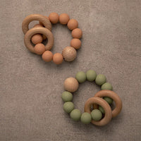 Wooden Teether with Beads