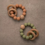 Wooden Teether with Beads