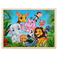 Wooden Jigsaw Square Puzzles - Helaya